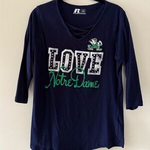 Russell Athletic Blue Graphic Tee